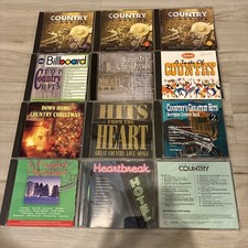 Huge Classic Country 12 CD LOT Johnny Cash Oak Ridge Boys George Jones Dottie