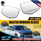 For 2016-21 Honda Heated Civic Left Right Side View Wing Mirror Glass