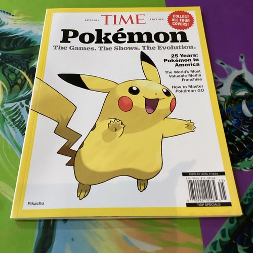 Pokemon Pikachu Time Magazine Special Edition 25 Years In America- 2025
