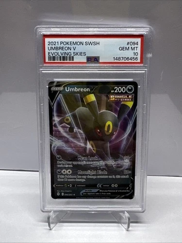 PSA 10 Umbreon V 94/203 Evolving Skies Ultra Rare Pokémon 2021