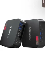 ACEMAGICIAN MINI Gaming PC AMD Ryzen 7 5700U 16GB 512GB 4K UHD Micro Computer 