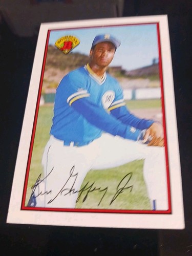 1989 Bowman - Ken Griffey Jr #220 (RC) HOF Reds, MARINERS - 第 3/4 張圖片