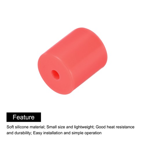 12Pcs Silicone Bed Mounts Leveling Column Silicone Buffer 18mm Red - Afbeelding 4 van 4