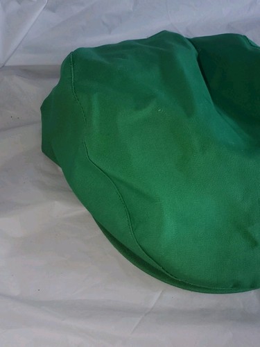 Vintage Flatcap Größe 7 1/4 - 7 3/8 Zeitungsjunge fahren grün Baumwolle USA - Bild 3 von 11