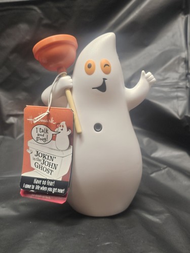 Neu mit Etikett Hallmark Jokin 'in the John Geist Figur Halloween Leucht Sound Requisite