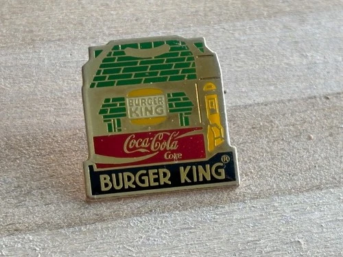 VINTAGE COCA COLA BURGER KING COKE PIN PINS