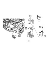 Genuine Mopar Battery Tray 5178247AB