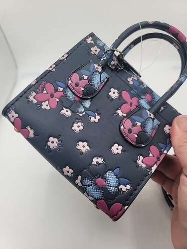 NWT Coach Cashin Carry Tote 14 Mini Micro Tote Flowers - Picture 8 of 12
