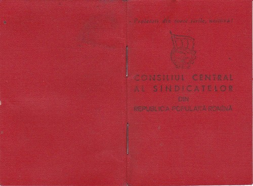 Romania, 1960, Syndicates Union Member Card - Revenue Fiscal Stamps Cinderellas - Picture 9 of 9