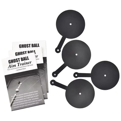 Billiards Aim Trainer Assist Set of 4 Lightweight Aiming Practice Pads