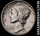 1943-S Mercury Dime- Silver- Scarce Better Date- No Reserve #K2094