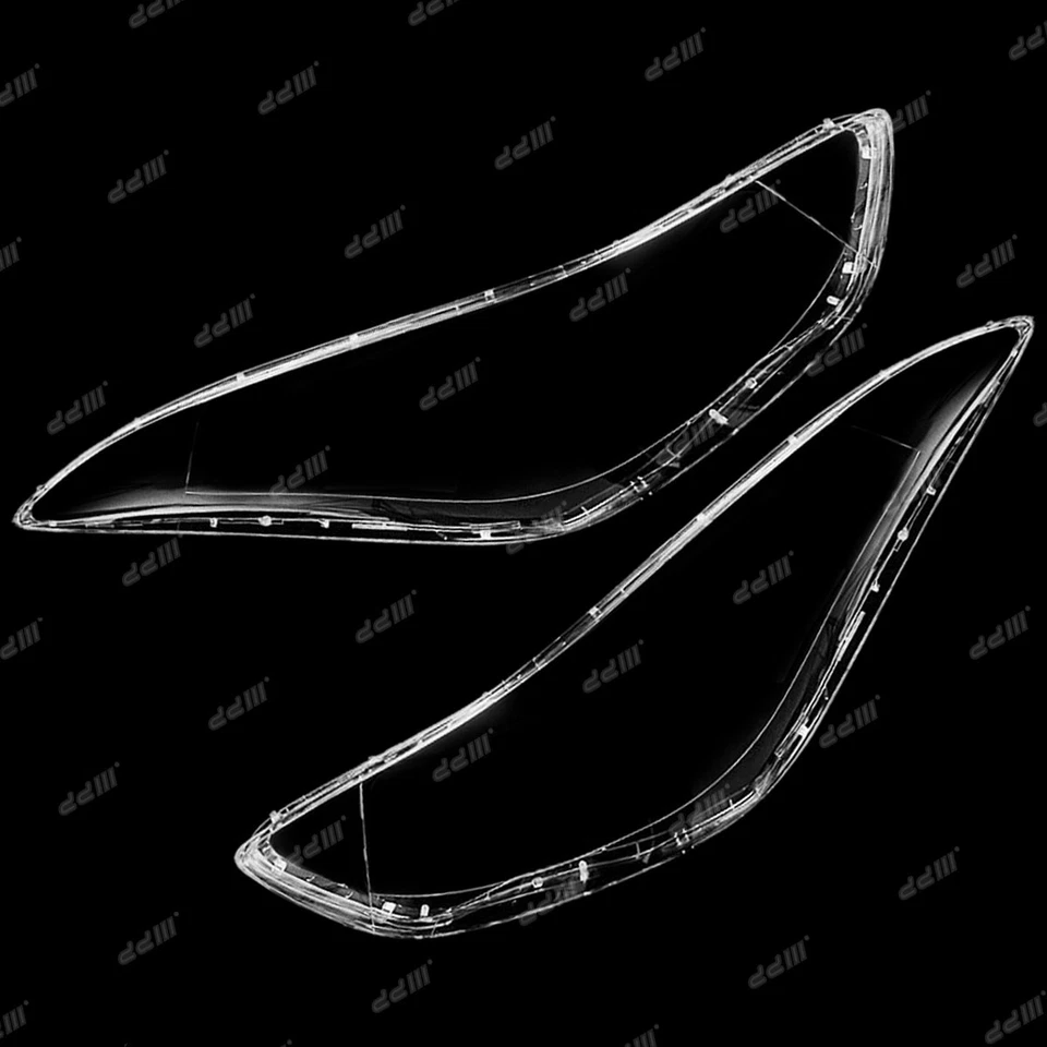 1 Pair Headlight Lamp Lens Cover Fit For Hyundai Elantra MD 2011-2016 Sedan - image 4 of 4