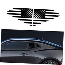 Rear Side Quarter Window Decal Fit for Chevy Camaro 2016-2022 Matte Black