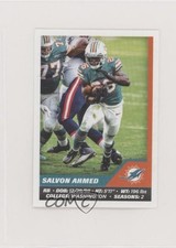 2021 Panini NFL Sticker & Card Collection Stickers Salvon Ahmed #61