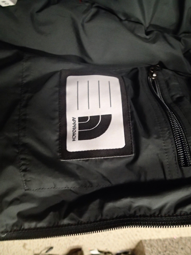 THE NORTH FACE 600 APPROACH DOWN VEST Boy's size Large Red/Black/White Vintage - Picture 12 of 12