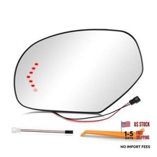 Left Driver Side Mirror with Turn Signal Power Heated Fits for Chevy