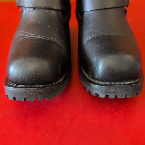 Milwaukee Echtleder Motorrad Harness Stiefel groß Herren 7,5 schwarz Biker - Bild 7 von 14