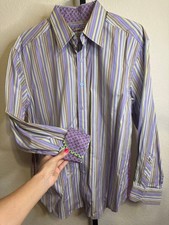 Robert Graham Striped Long Sleeve Shirt