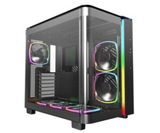 King 95 PRO Dual-Chamber ATX Mid-Tower PC Gaming Case, High-Airflow, Toolless...