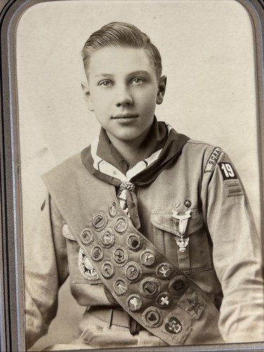 FOTO von JIMMIE, einem ADLERPFADFINDER aus SCRANTON PA 1920er Jahre - J.B. SCHRIEVER Nachlass - Bild 2 von 7