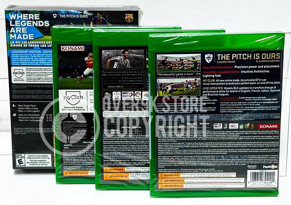 Pro Evolution Soccer - PES 2015 + 2016 + 2017 + 2018 - Xbox One - New - Image 2 of 4