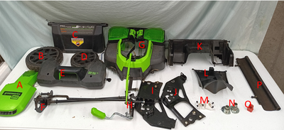 #ad #ad Replacement Parts For Greenworks 25quot; 60V Lawn Mower MO60L427 $25.00