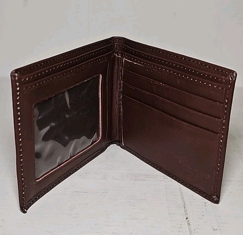 Marlboro Country Store Men's Brown Leather Wallet - Bi-fold New without Tags - Picture 3 of 3