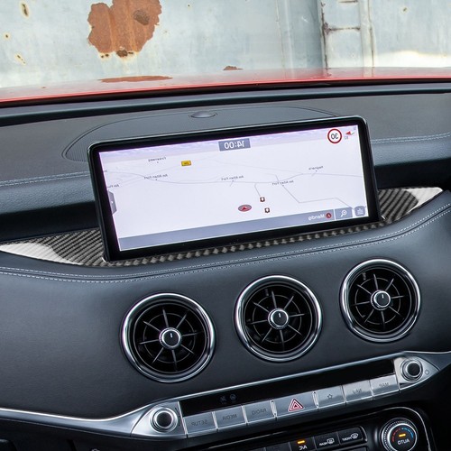 Enhance Your Vehicle's Style with the Carbon Fiber Navigation Base Trim - Picture 9 of 11