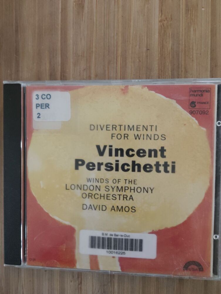 Divertimenti For Winds | Vincent Persichetti | Good Condition