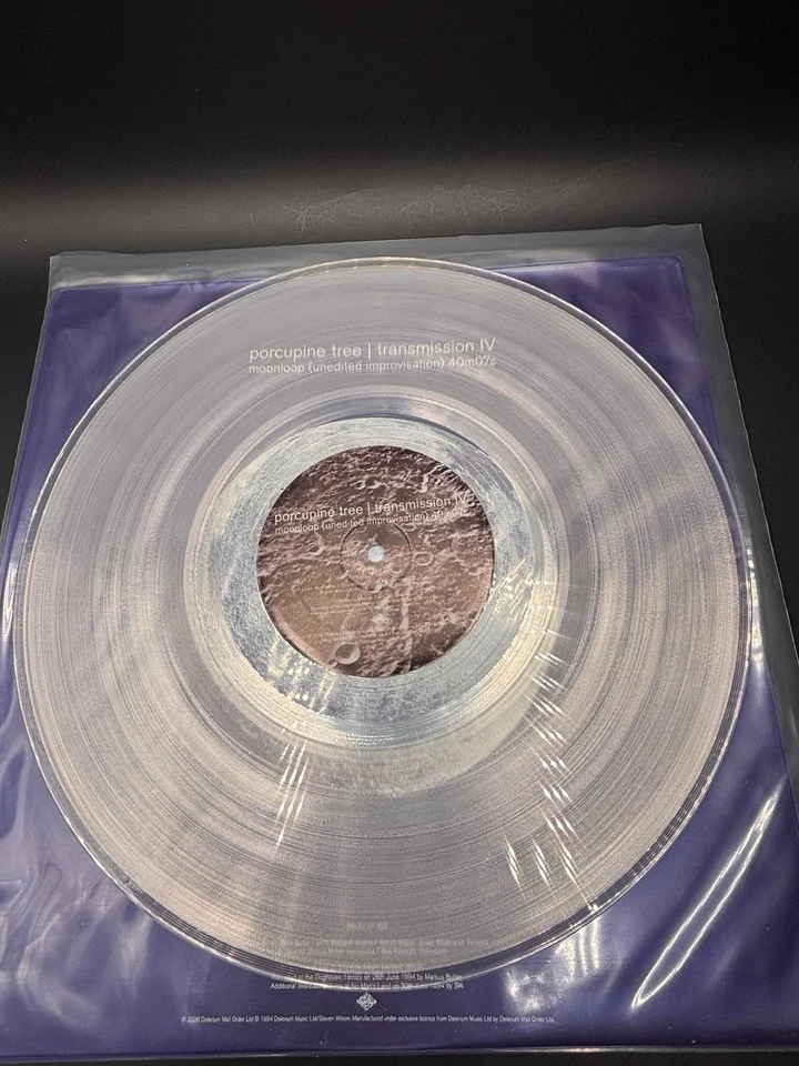 Porcupine Tree - Transmission IV - Moonloop EP - Ltd Clear Vinyl - Near Mint - Image 2 of 3