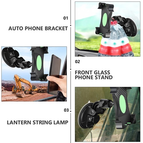 1pc Car Phone Holder Auto Front Glass Phone Stand Sucking Phone Stand Rack - 第 7/12 張圖片