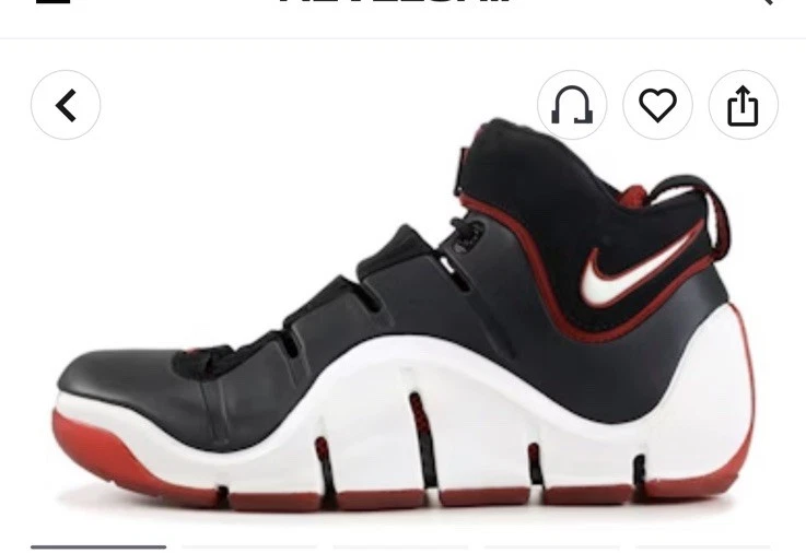 Nike Zoom LeBron 4 Black Crimson for Sale | Authenticity