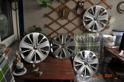 4 x ORIG Renault Radkappe  SILBER 15 Zoll CLIO 4 MEGANE 4 403157271R top!! - Bild 1 von 4