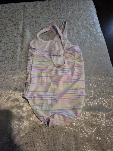 Juicy Couture Girls 7/8 Floral Ruffle One-Piece Swimsuit - Picture 3 of 7
