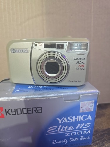 Yashica Elite 115 Zoom | Fotocamera pellicola 35 mm punta e scatta scatola aperta - Foto 2 di 5