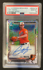 2021 Bowman Chrome Mega Box Coby Mayo Autograph - #BMACM - GEM MT 10