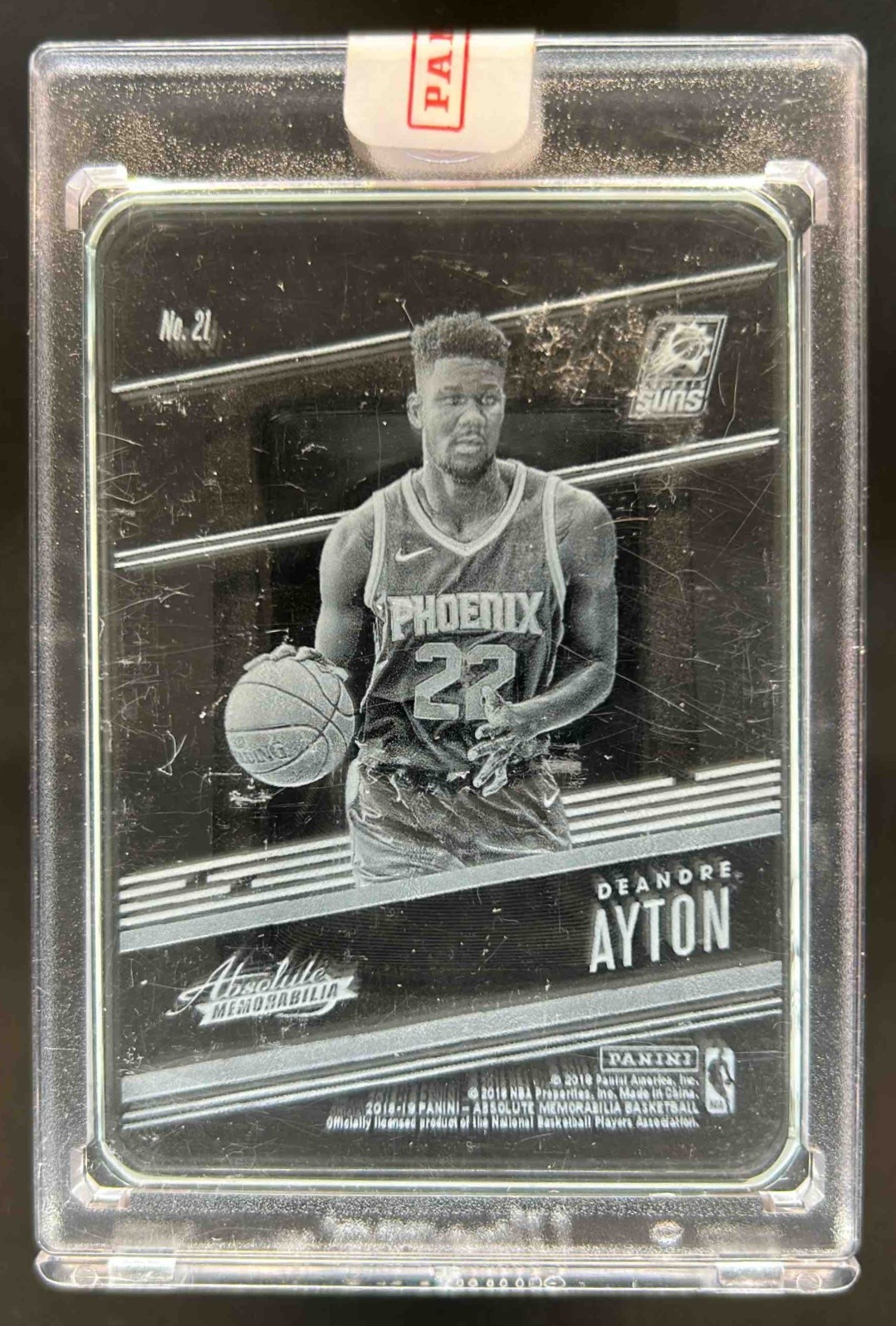 2018-19 Absolute Deandre Ayton Glass Rookie RC #21 Suns