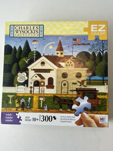 🧩Charles Wysocki EZ Grasp 300 Teile KOMPLETTES Puzzle Das Vogelhaus Versand innerhalb eines Tages!👍 - Bild 2 von 7