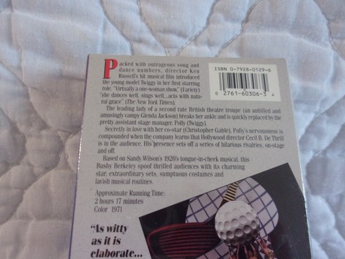 THE BOY FRIEND VHS TWIGGY KEN RUSSELL CHRISTOPHER GABLE BRITISH STAGE MUSICAL - Picture 3 of 11