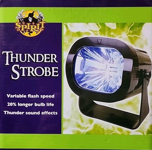 Spirit Halloween Thunder Sound Effects Flashing Strobe Light - Picture 2 of 7