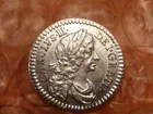 1673 Charles II Colonial Silver Maundy Twopence Half Groat  UNC.UNCIRCULATED #GB