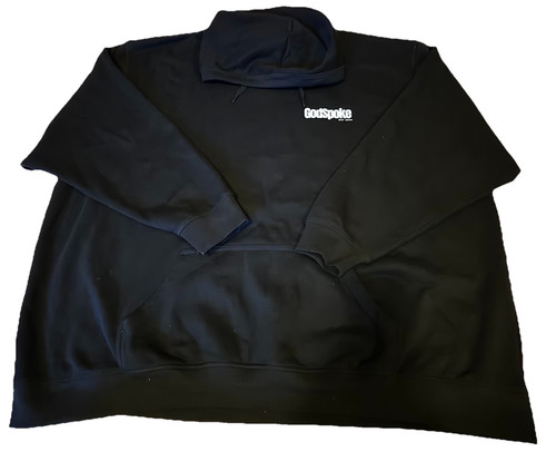 GOD SPOKE Pray Trust Wait ~ Matthew 21:22 Black Hoodie Size 5XL Religion - Picture 1 of 9