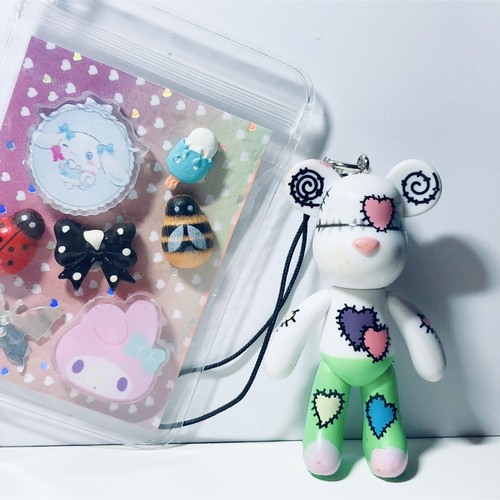 3pcs Handmade Trinkets Kawaii Micro Zombie Bear - Picture 4 of 4