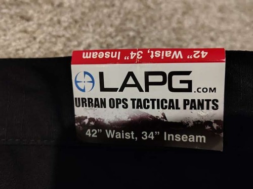 LA Police Gear Men's Urban Ops Tactical Pants Lightweight Cargo Pants 42x34 NWT - Picture 10 of 14