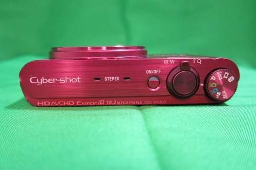 N.MINT SONY Cyber Shot DSC-WX300 Red Digital Camera 18.2MP 20x Zoom Japanese - Picture 10 of 24