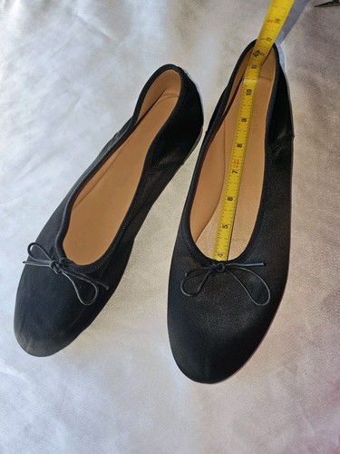Bailarina Mansur Gavriel Dream plana en negro satinado talla EU41/US11 - Imagen 8 de 15