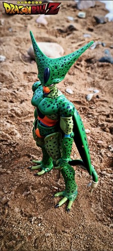 Figura de acción S.H.Figuarts Dragonball Z Cell primera forma Bandai Tamashii juguete regalo - Imagen 5 de 12