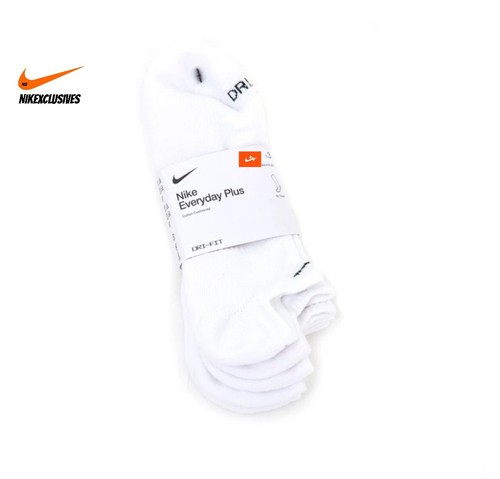 Nike Dri-Fit Everyday Plus Cotton Cushioned No-Show Socks 3-Pack NWT - Picture 15 of 55