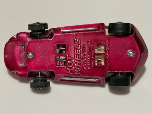 Vintage Hot Wheels Redline Silhouette HK RARO ROSA/BIANCO restaurato - Foto 7 di 11