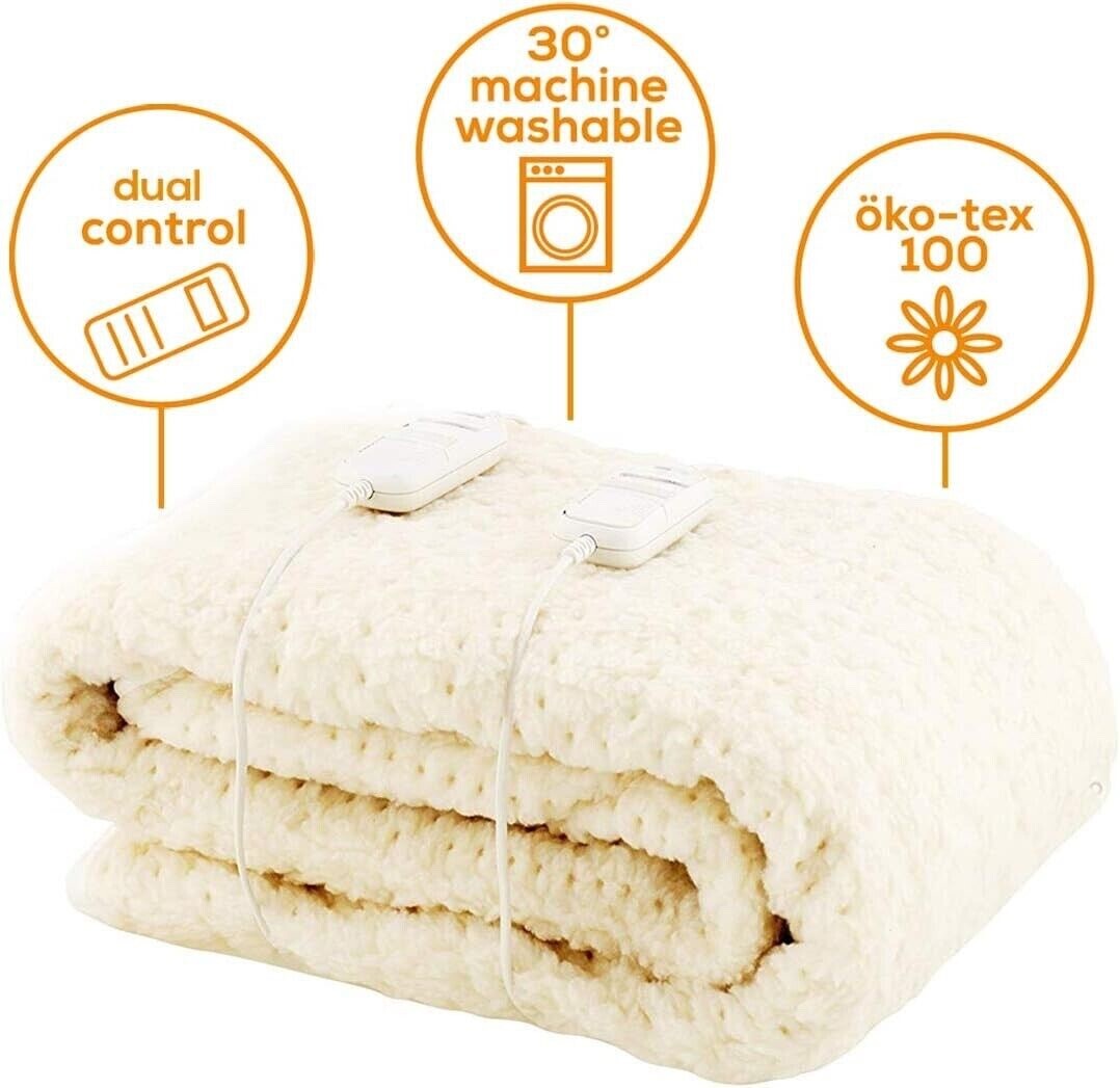 Beurer Super King Monogram Komfort Fitted Electric Blanket Mattres